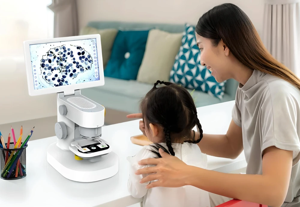 microscope with stand