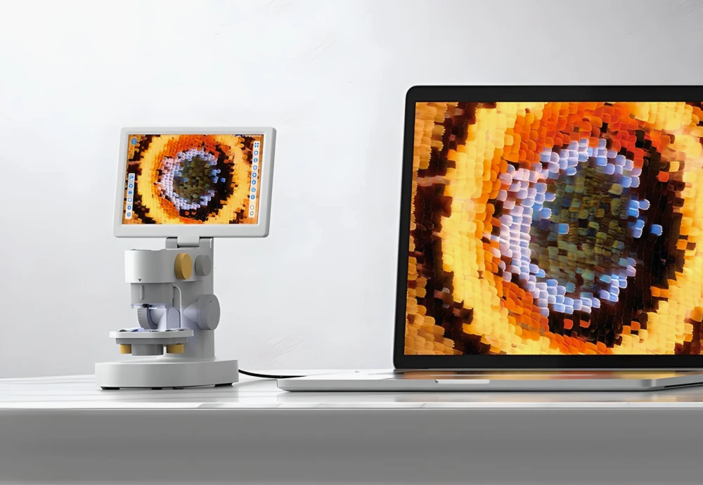 digital microscope with display