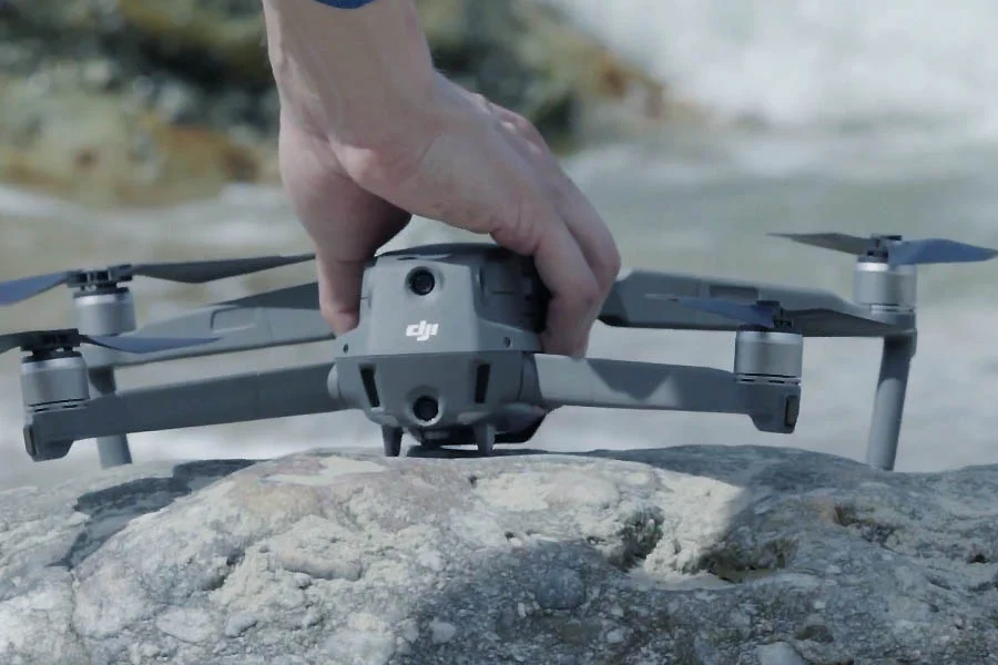 flying drone with a camera