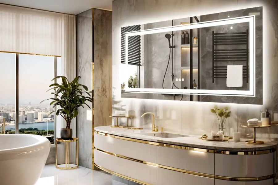 lighted vanity mirror