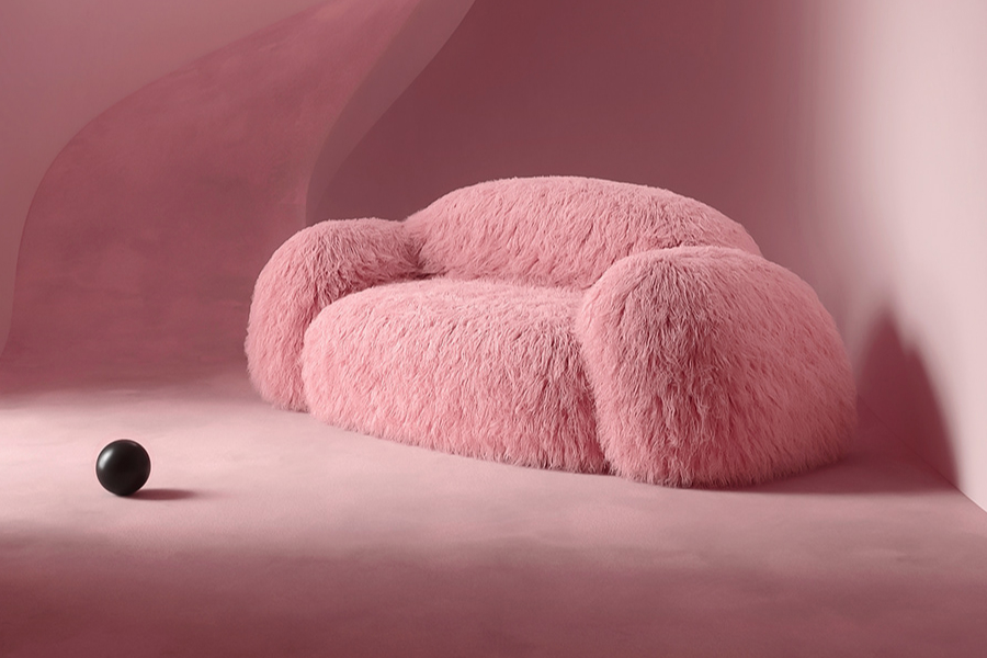 pink sofa bed couch